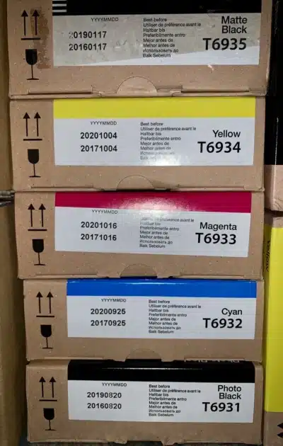 Epson Ink Cartridge T6931/2/3/4/5  B/C/M/Y/MB (T7200) Inks