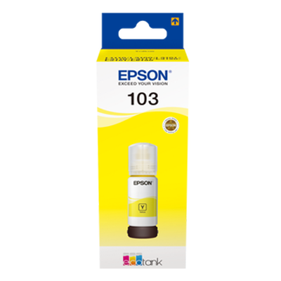 Epson Ecotank Ink Bottle 103Y  Yellow (T00S44) Inks