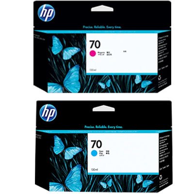 Hp Ink 70 C/M(C9452/3A ) Inks