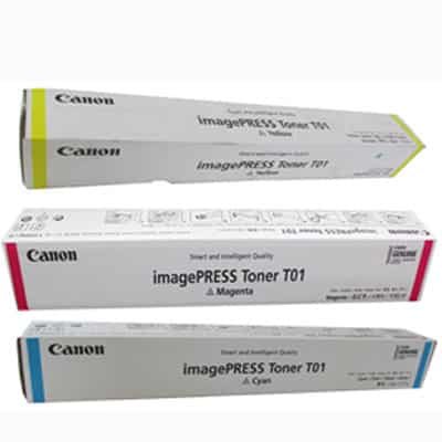 Canon Image PRESS T01 Toner Cartridge for Canon Image PRESS C850  C/M/Y Cartridges