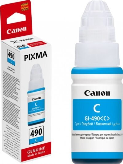 Canon GI-490 Cyan Ink Bottle Inks