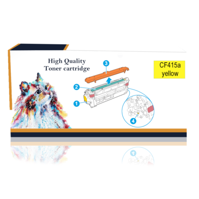 ara®Compatible Toner Cartridge With Chip Replacement for HP 415A W2032A Yellow Compatible