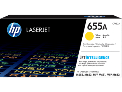 HP 655A Yellow Original LaserJet Toner Cartridge, CF452A Hp