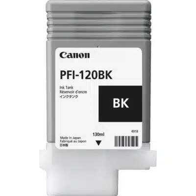 Canon PFI-120 Ink Blk Cartridge for ImagePrograf TM-200 TM-205 TM-300 & TM-305 Inks