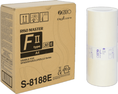 RISOGRAPH MASTER ROLL SF5030 S8133E BLACK MASTER ROLL