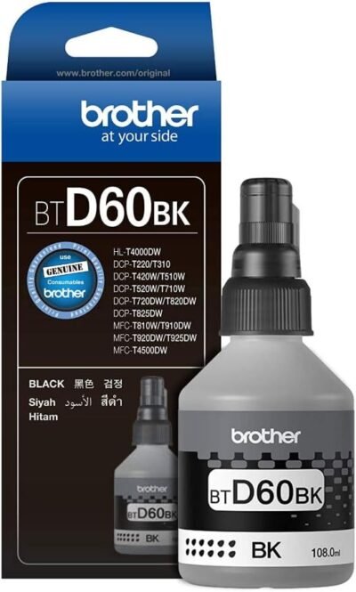 Brother Ink BTD60/BT5000 Black Inks